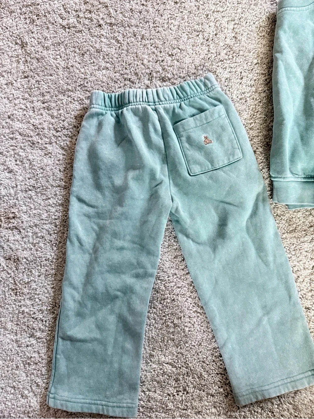 GAP Sage Green Kids Sweatpants - Soft Fleece Joggers